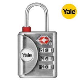 YALE YTP1/32/119 - TSA 方形密碼行李鎖
