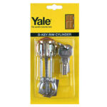 YALE 電腦匙三開鎖膽
