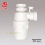 Kims C03-436V 2" 樽型防啜力膠格氣