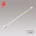C-1840-90  1/2" x 1/2" x 18" 兩邊索膠筷子管 (白色)