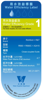 R690 Rimless 無框沖水 相連式 自由咀 納米座廁 連緩衝降板：圖片 4