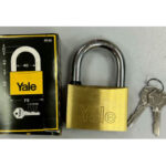 YALE 110 普通匙銅掛鎖 意⼤利製造